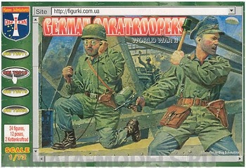 ORI72018 Фигуры WWII German Paratroopers 1/72
