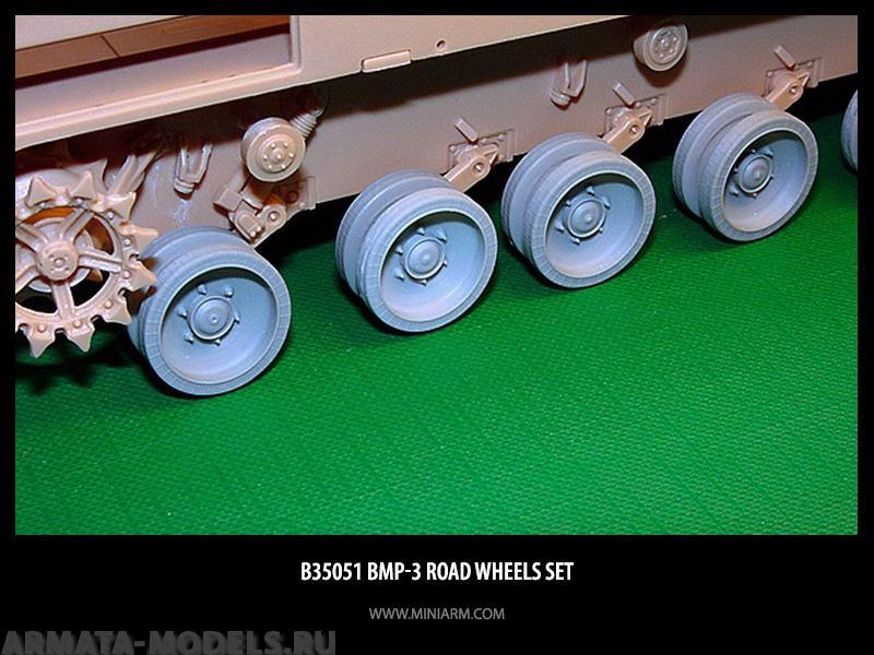35051 БМП-3 набор опорных катков для моделей Трумпетер