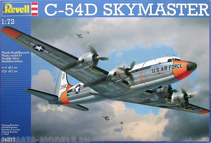 04877 Военно-транспортный самолет C-54 Skymaster Revell