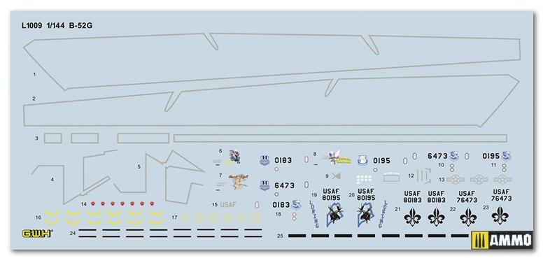 L1009 B-52G Stratofortress Strategic Bomber Great Wall