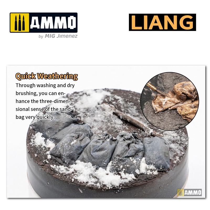LIANG-0511 Набор декораций Sand Bags for Diorama x40