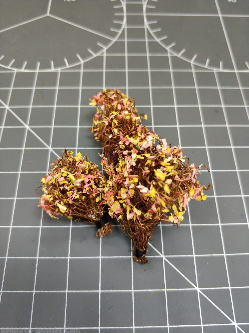 3064/1 Кусты осень, микс 8шт.