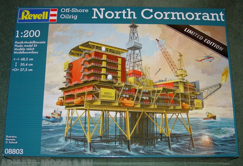 08803 Нефтяная платформа Северный корморант Revell
