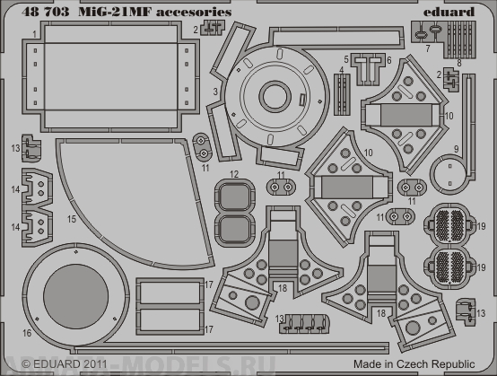 48703ED MiG-21MF accessories