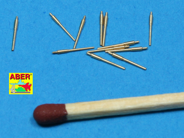 ABR-1:700-L-15  Дополнения для  Set of 12 pcs 150 mm barrels for German ships : Bismarck, Tirpitz, Scharnhorst, Gneisenau для  1/700
