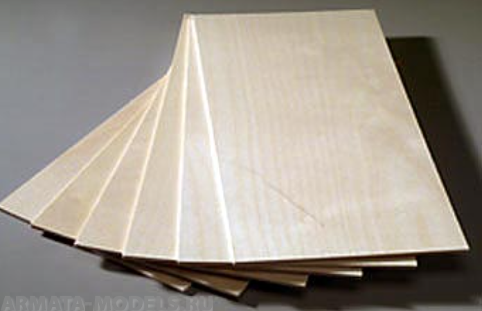 AMATI231504 Трехслойная фанера толщиной 0,4 мм AMATI