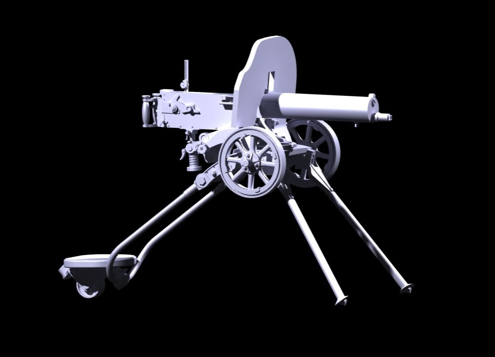 35674 Российский пулемёт Максим (1910г) ICM
