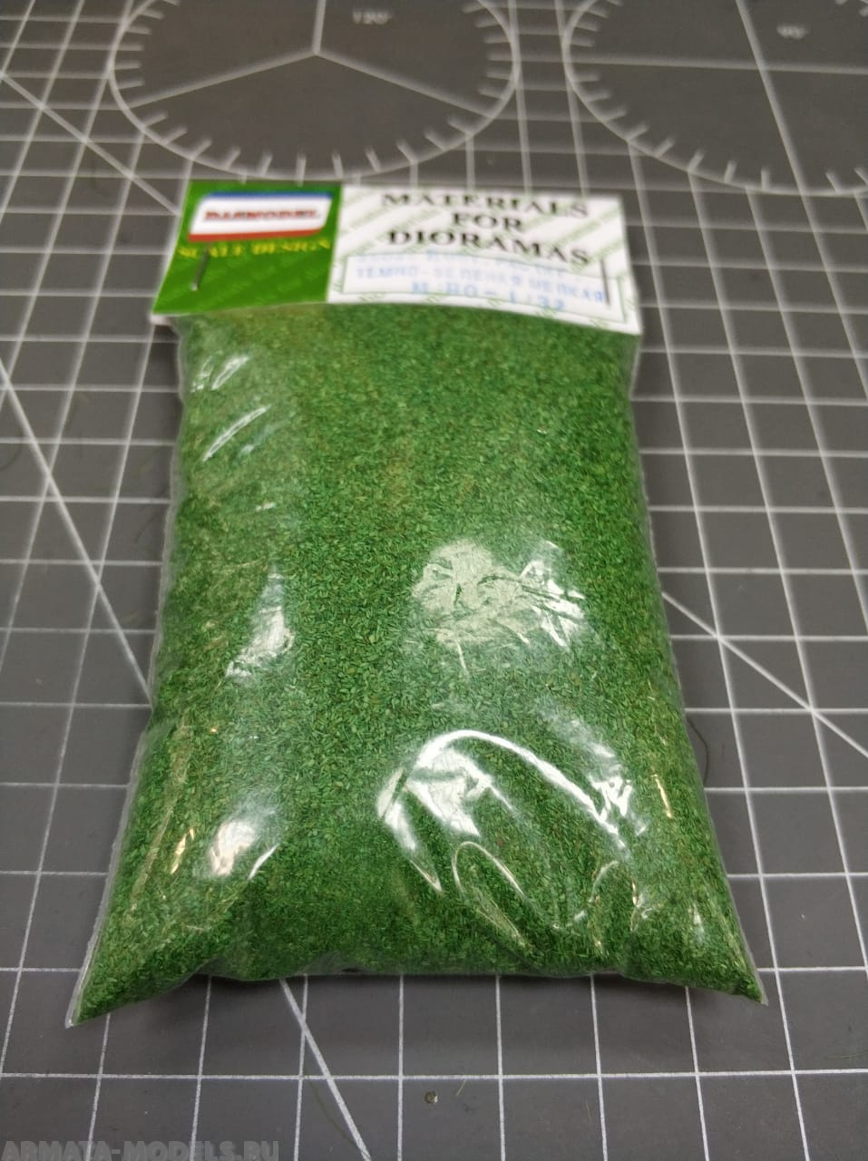 35038 Присыпка(имитация растительности)тёмно-зелёная мелкая