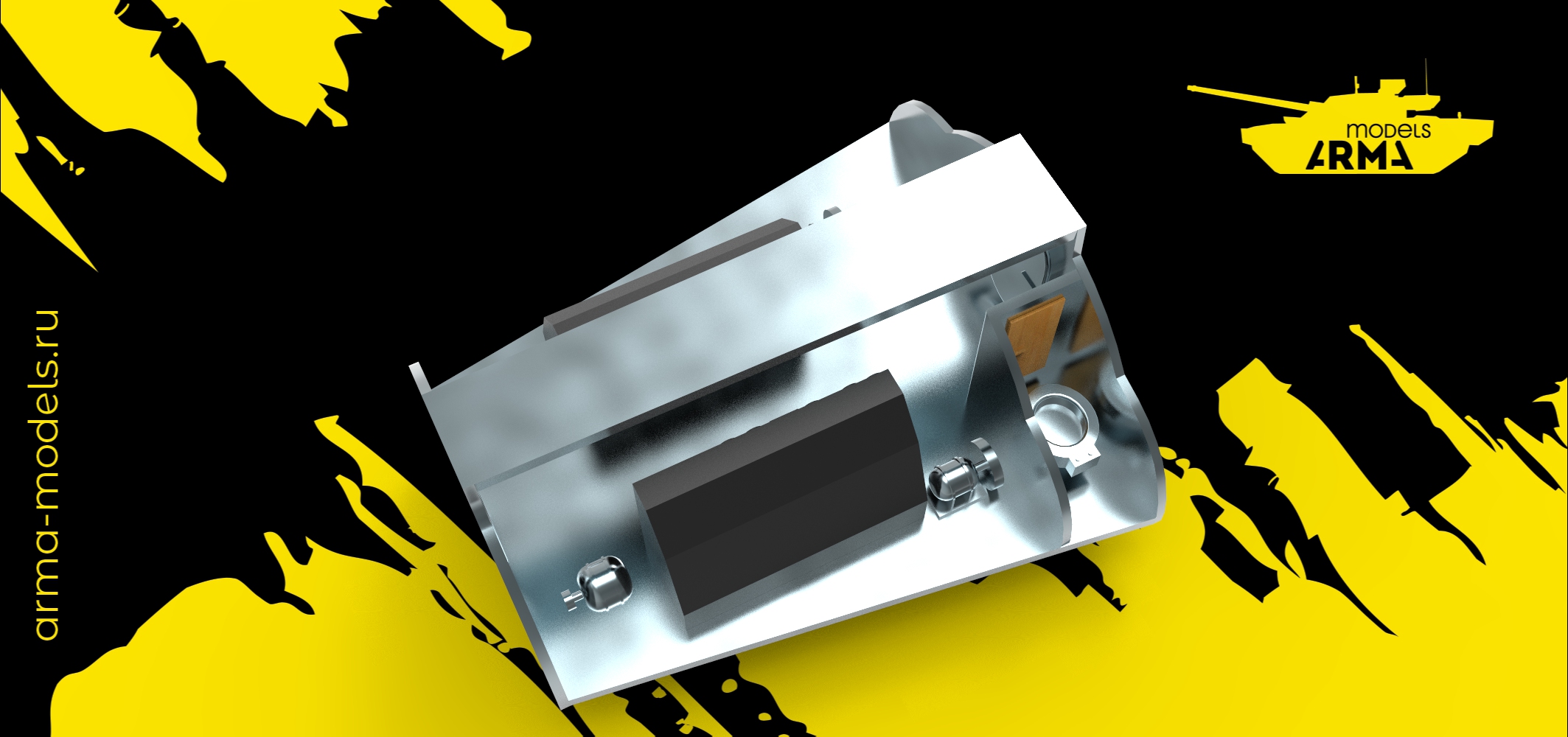 AM14450 Интерьер для Щуки аппаратный отсек + гальюн