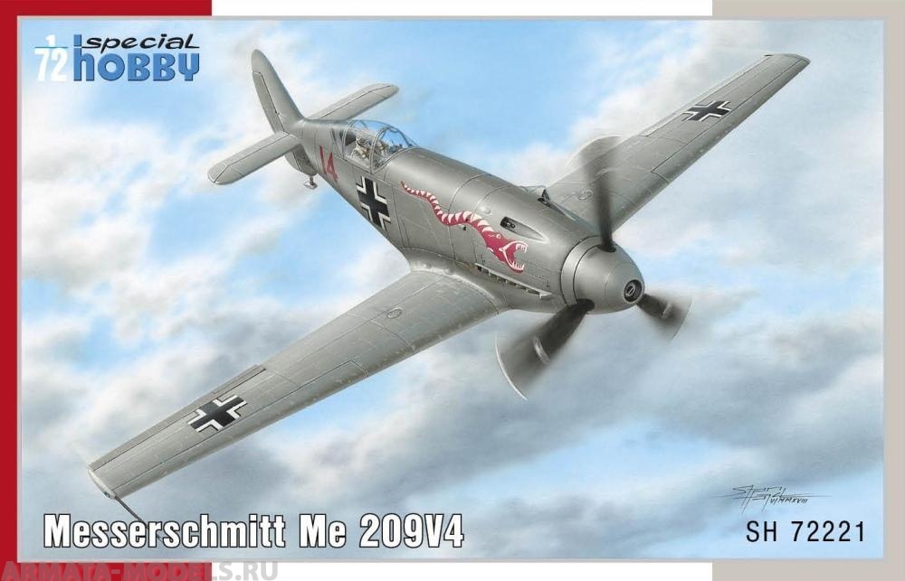SH72221 Самолет Messerschmitt Me 209V-4 Special Hobby