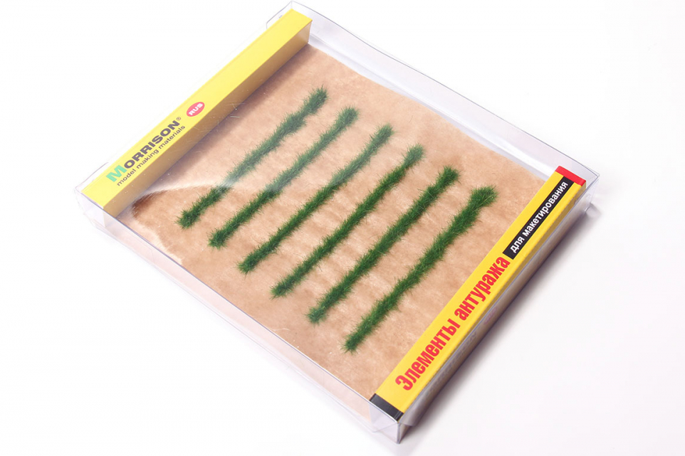 080trf055  Полосы травы для макета. Яркая трава.