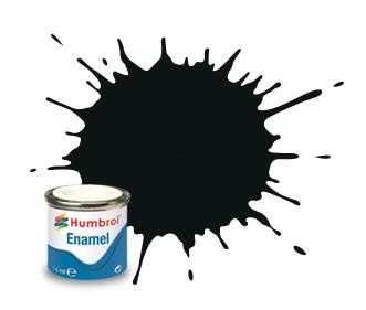 AA1002 Краска эмалевая No 91 Черно-зеленый - Матовый - Tinlet No 1 (14ml)