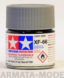 81766T XF-66 Light Grey (Светло-серая) краска акрил. 10мл