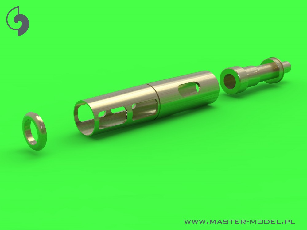 AM-32-068 37 мм и 23 мм стволы, ПВД и антенный ввод для Миг-15, Миг-15 бис