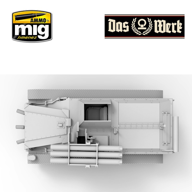 DW35008 Сборная модель Borgward IV Panzerjager Wanze Das Werk