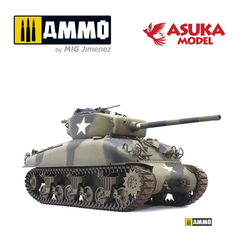 ASUKA35047 Сборная модель M4A176MM SHERMAN ASUKA
