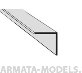 EVG296 Уголок пластиковый 4,8х4,8 мм, 3 шт/уп.