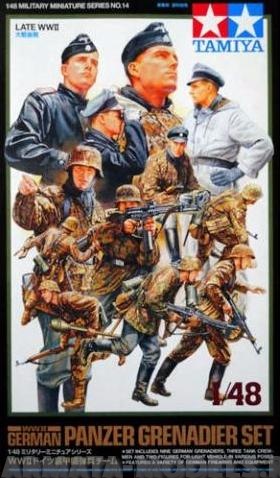 Набор фигурок 32514T Немецкий танковый десант Tamiya