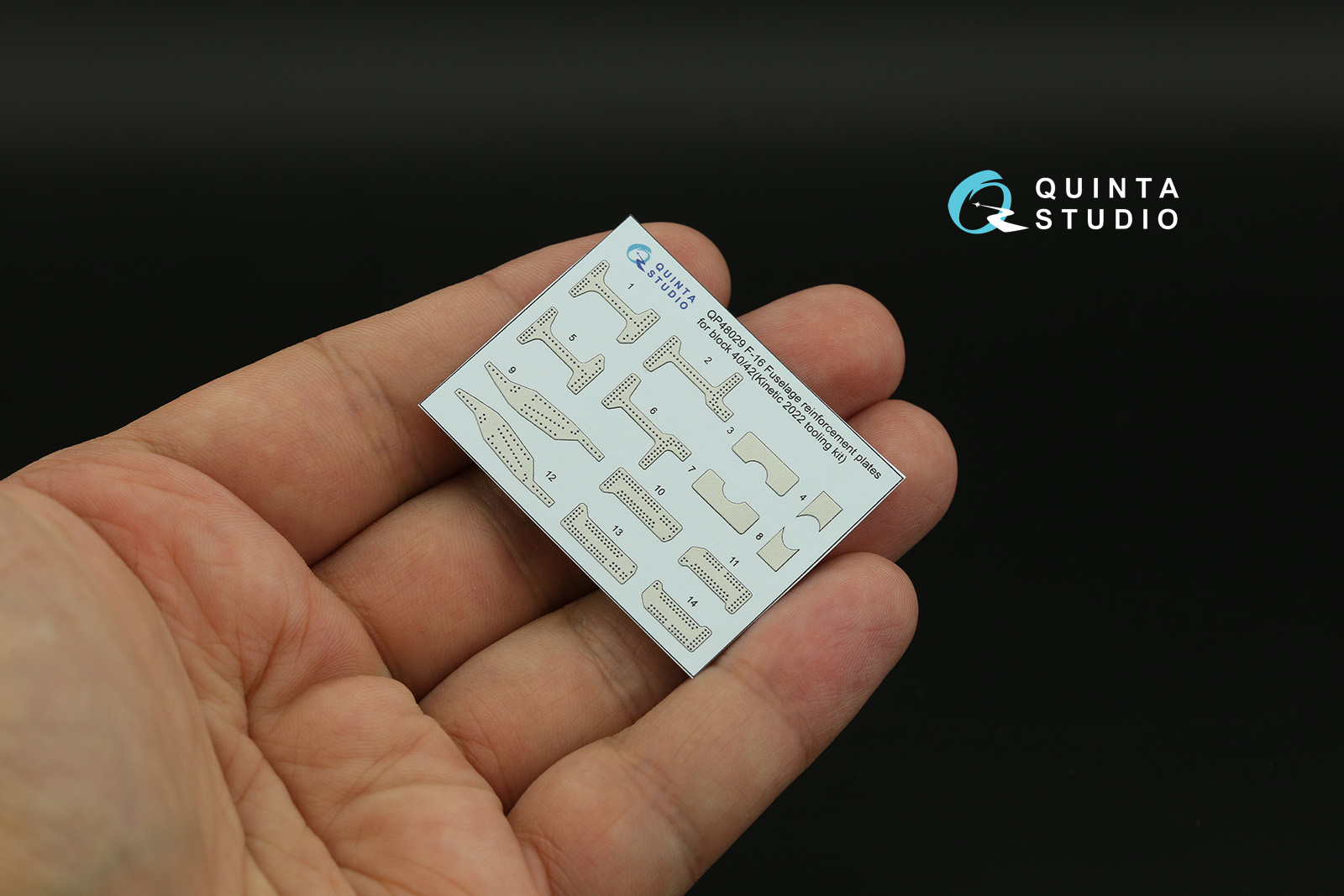 QP48029 F-16 block 40/42 reinforcement plates (Kinetic 2022 tool)