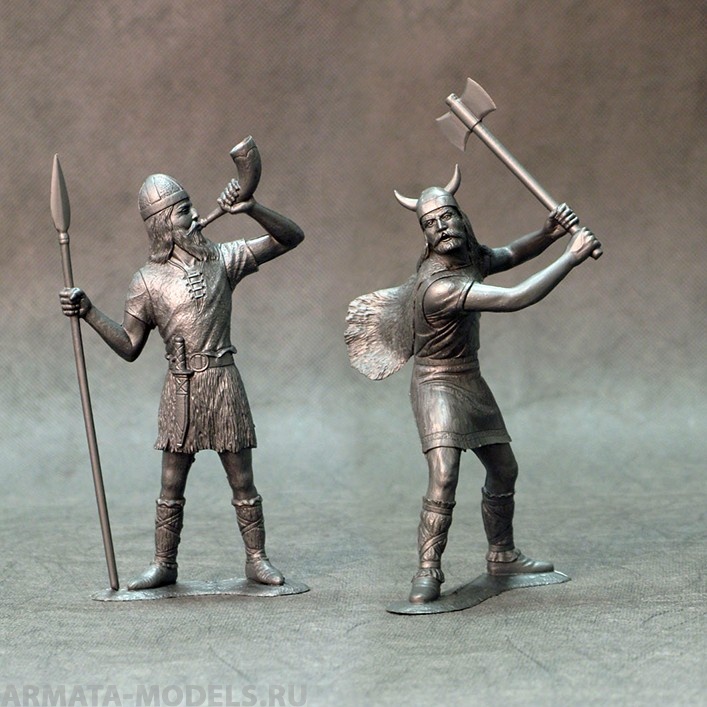Набор солдатиков 80007 Варвары №1 ARK model