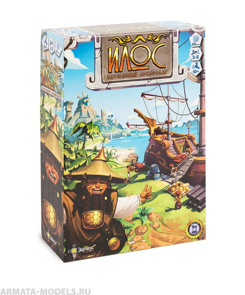 PG17025EUR Игра настольная Илос. Затерянный архипелаг