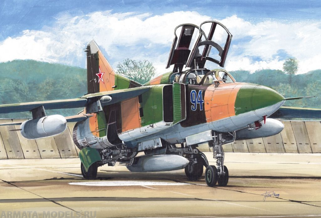 KPM0141 Истребитель   Mig-23UM Flogger-C KP Models