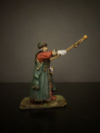 153ТБ ВИМ, пеший стрелец  - стрелецкий голова (полковник), 54 мм Три Богатыря