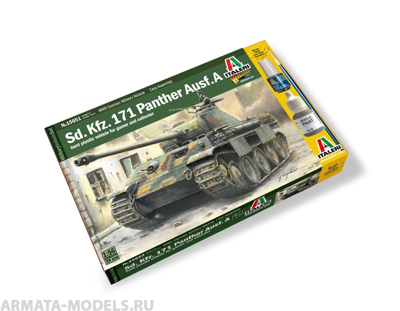 15652ИТ Танк Panther Ausf.A Italeri