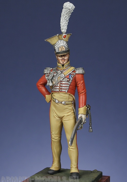 GHGN Офицер гвардии. Неаполитанское королевство Metal Modeles