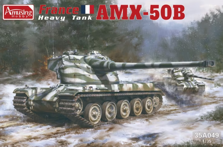 AH35A049 Французский танк AMX-50B Amusing Hobby