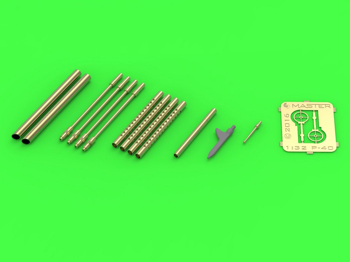 AM-32-097 Curtiss P-40 B / C - Версия для США - Трубка Пито Browning .30 калибра и США