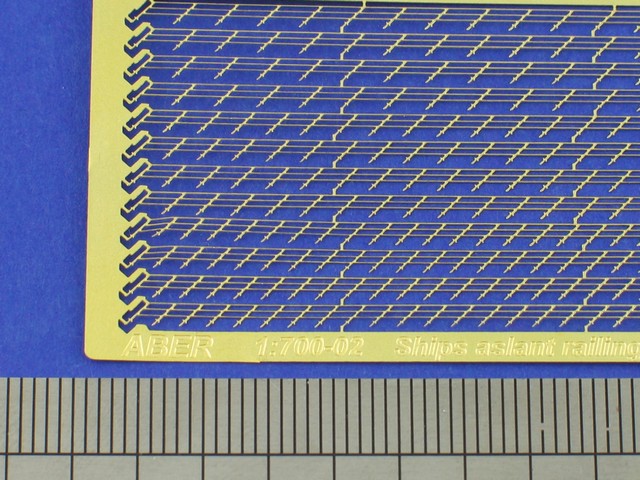 ABR-1:700-–-02  Дополнения для  Aslant railing 45° для  1/700