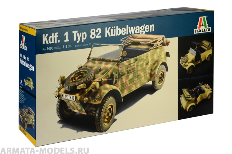 7405ИТ Автомобиль Kdf. 1 Typ 82 K?belwagen Italeri