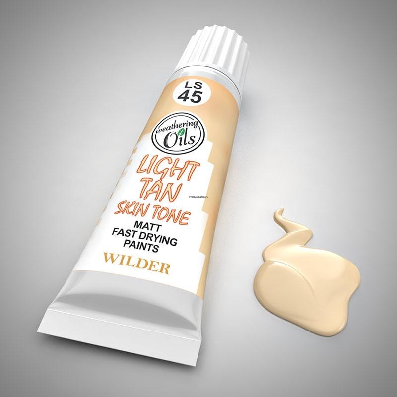 LS-45 Краски специальные быстросохнущие, на основе льняного масла. 20 мл цвет светлый загорелый телесный