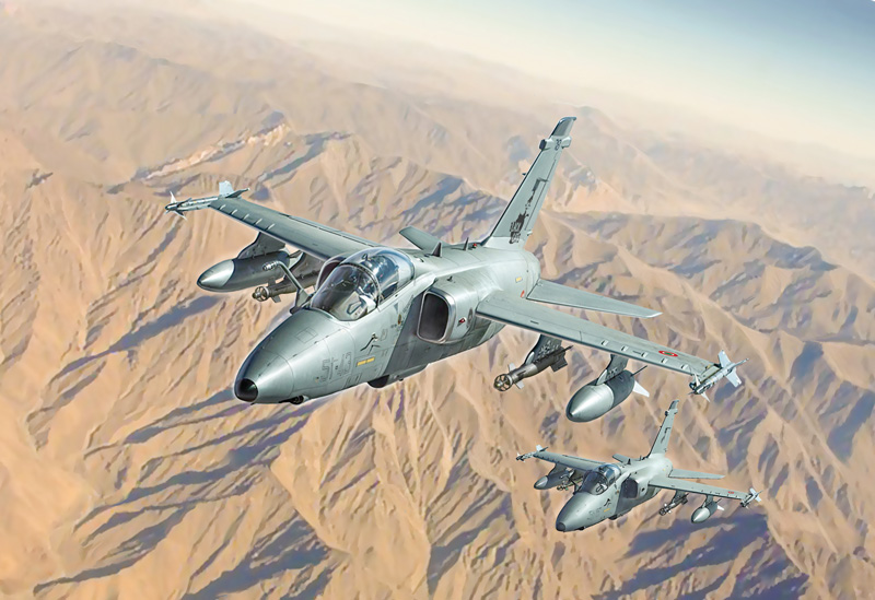 1460ИТ Самолет AMX GHIBLI Italeri