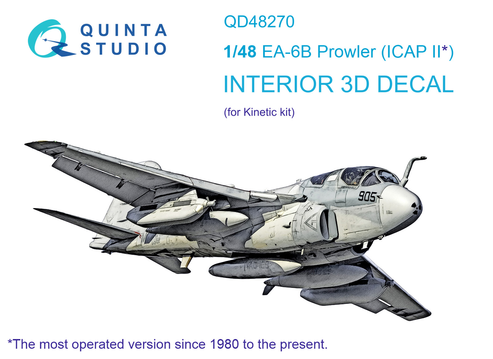 QD48270 3D Декаль интерьера кабины EA-6B Prowler (ICAP II) (Kinetic)