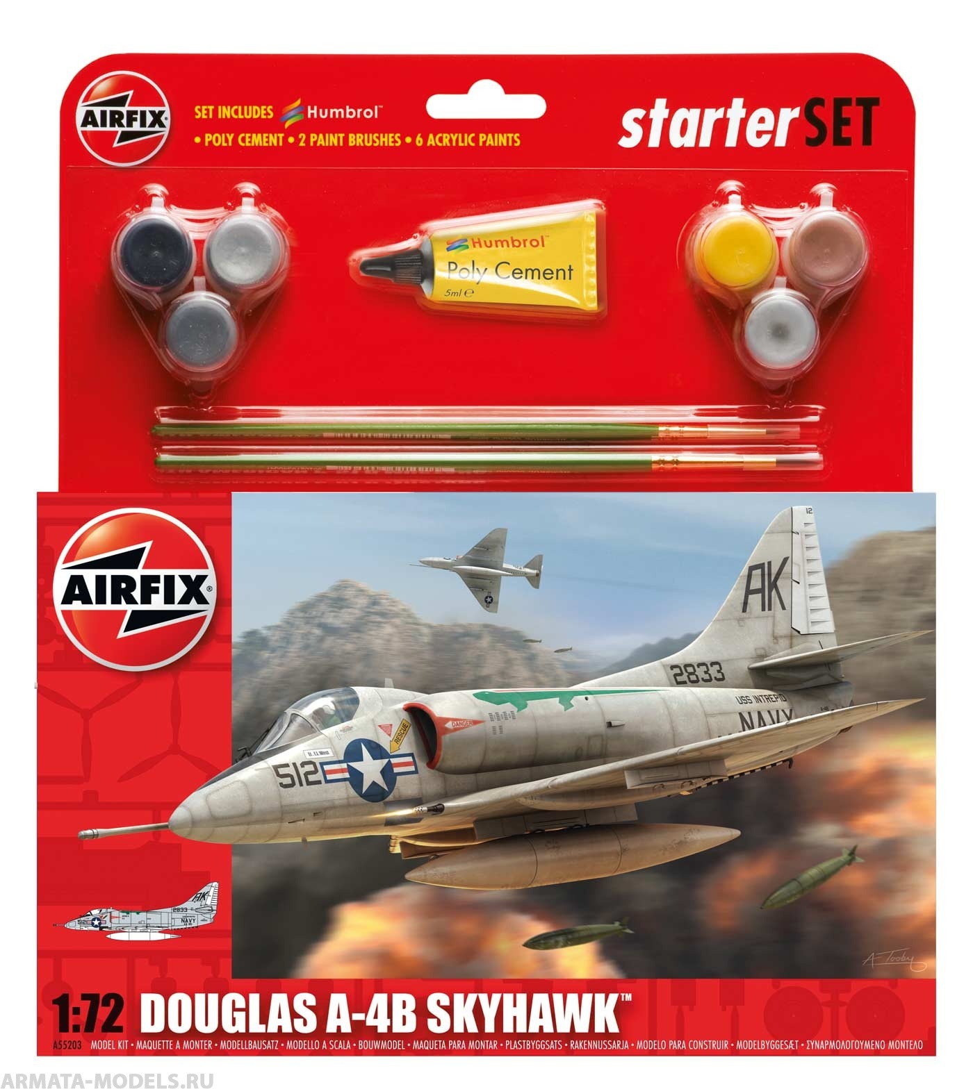 A55203  Самолет DOUGLAS SKYHAWK Airfix