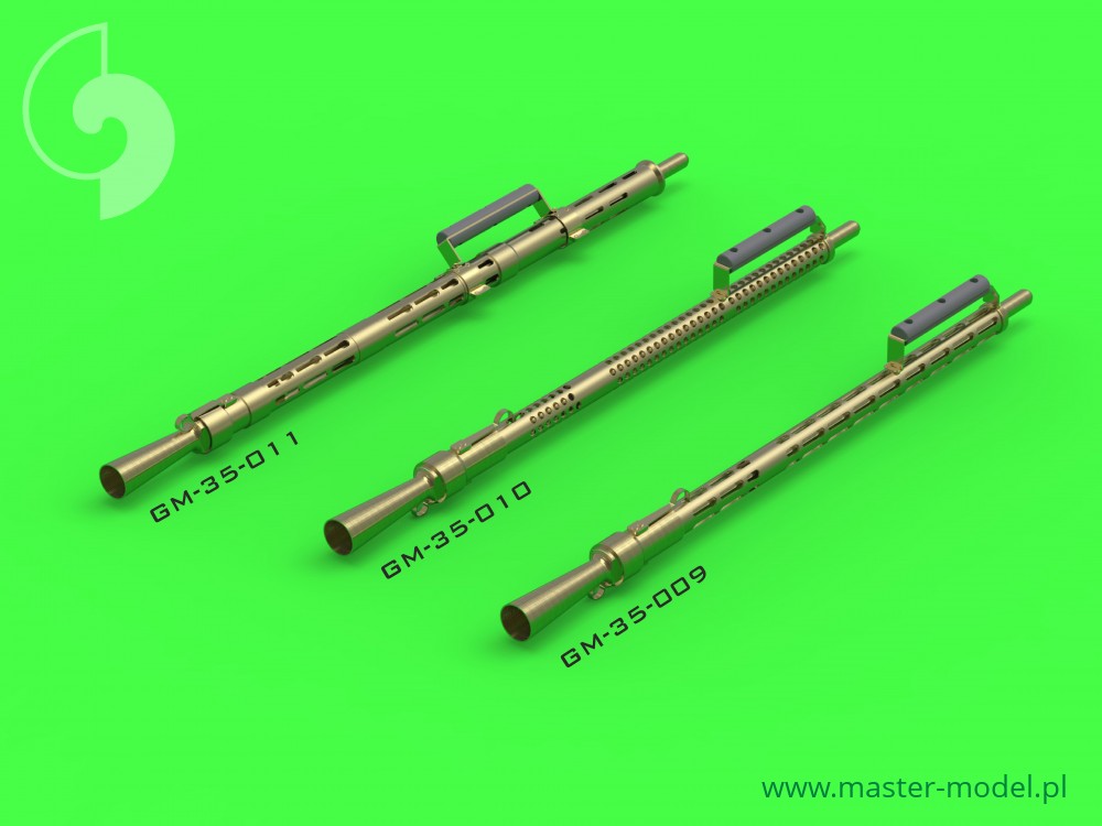 GM-35-009 КПВ - российский 14,5-мм крупнокалиберный пулемет - удлиненные прорези для охлаждения - используется в зенитных комплексах ЗПУ-1/2/4 (1 шт.)