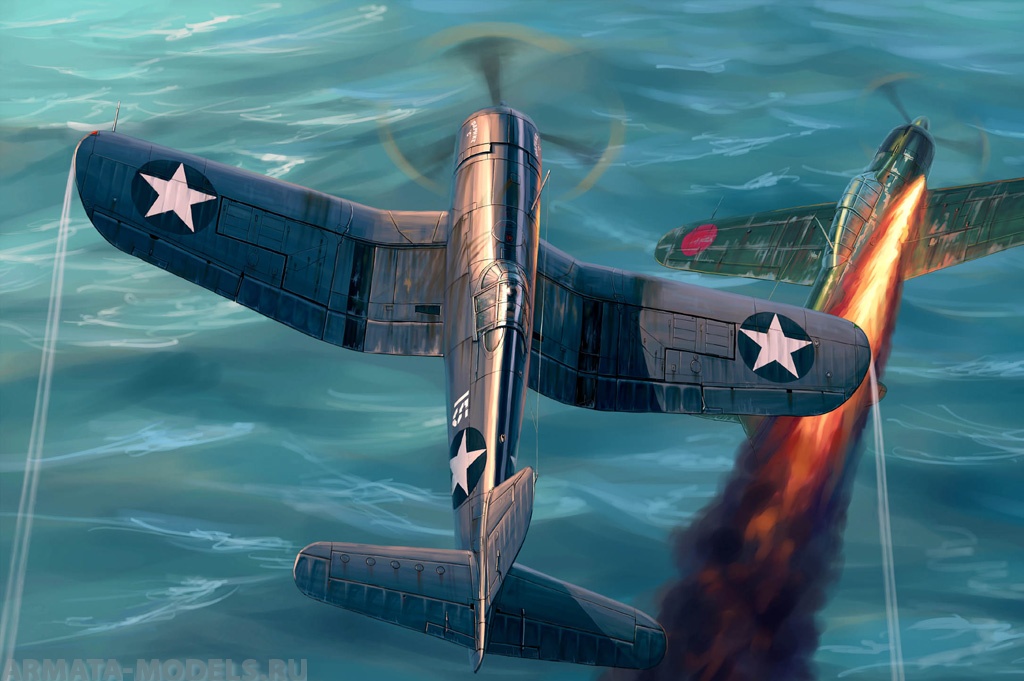 80382 Самолет F4U-1Early version Hobby Boss