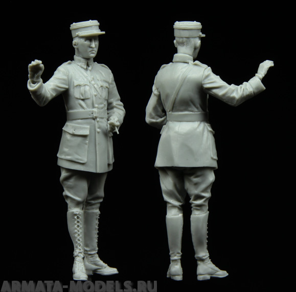 1124STAL Французский офицер, ПМВ Stalingrad