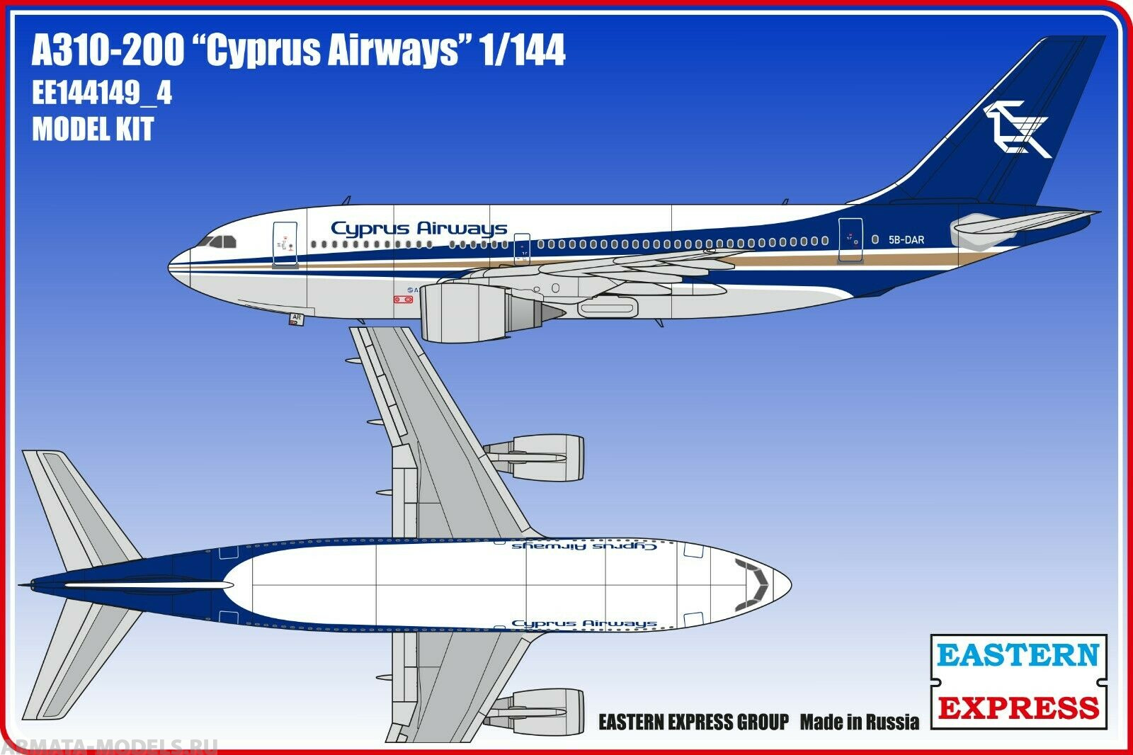 ЕЕ144149_4 Авиалайнер  А310-200 Cyprus Airways Восточный экспресс