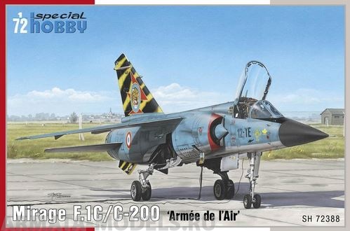 SH72388 Самолет Mirage F.1C/C-200 Armee de l Air Special Hobby