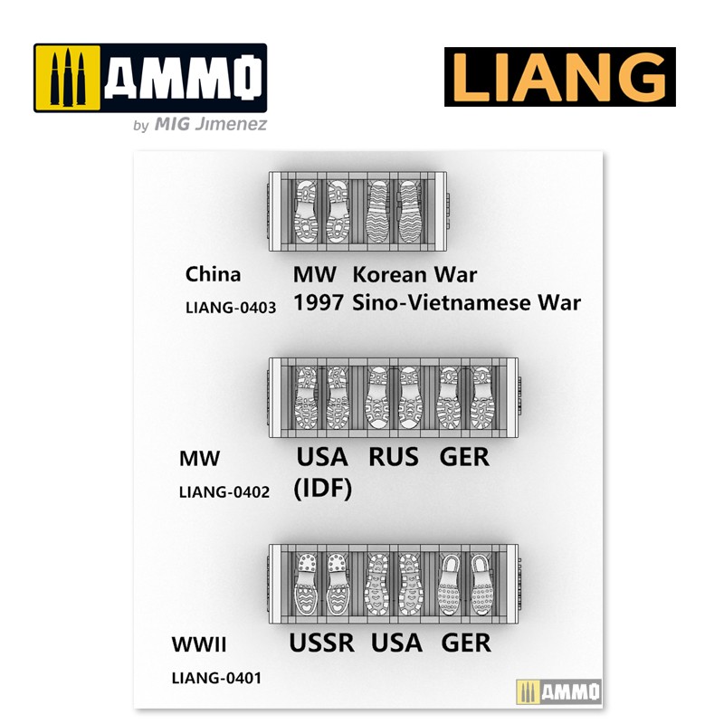 LIANG-0403 Набор штампов 3D-print Model Shoeprint Tools China
