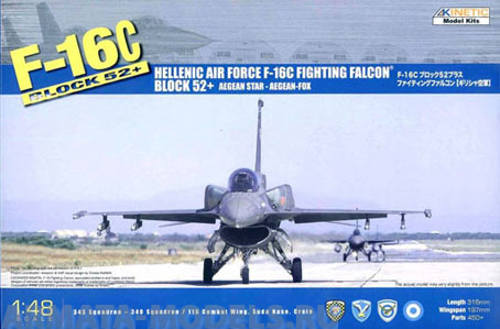 K48028 HAF F-16C 52+ W/ CFT Kinetic