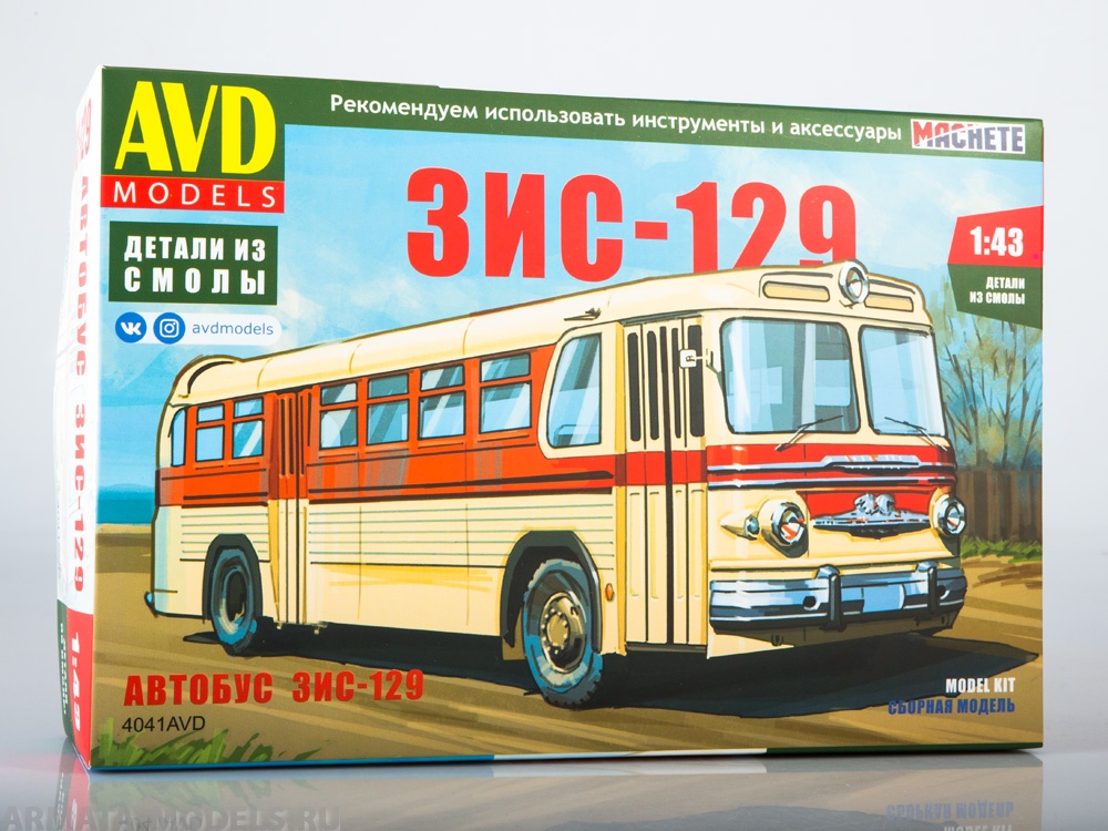 4041AVD Сборная модель ЗИС-129 AVD Models