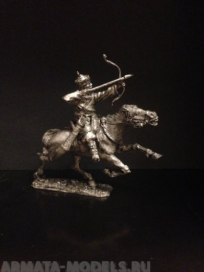 4053ТБ ВИМ, конный монгол с луком, 54 мм, Три Богатыря