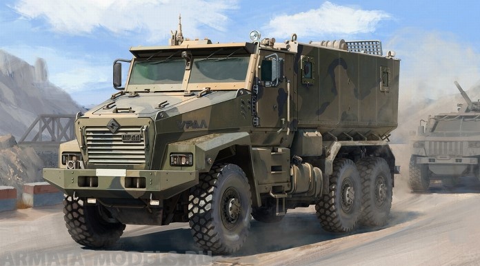 35008RPG Российский бронированный автомобиль Тайфун-У RPG Model