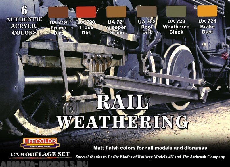 CS21 Набор WEATHERING OF TRAINS SET