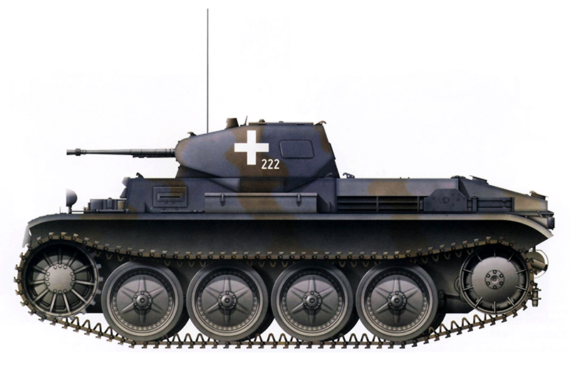 35016 Немецкий легкий танк Т II D ARK model