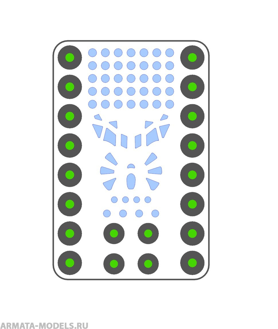 AM144150 Маска окрасочная для Бе-200